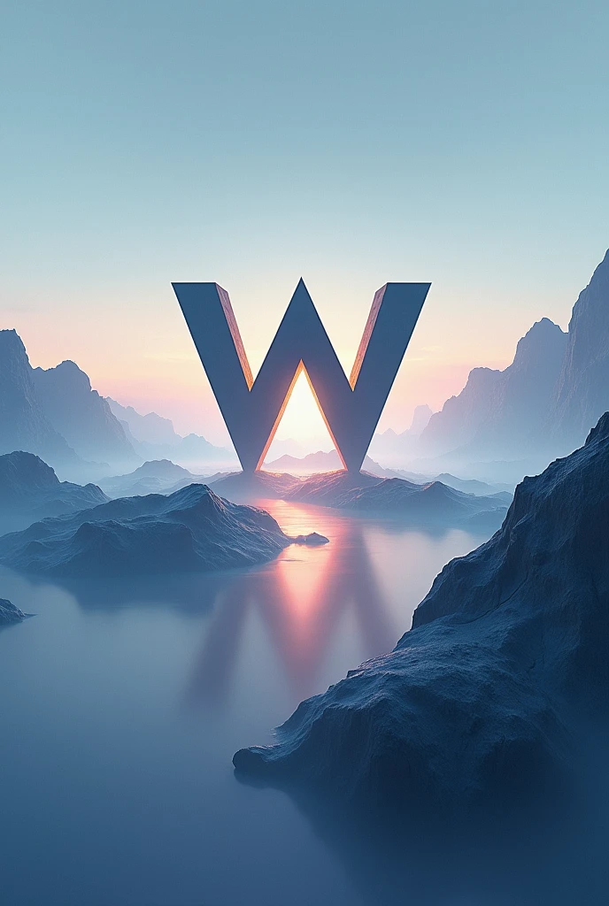 Crie um wallpaper com um W