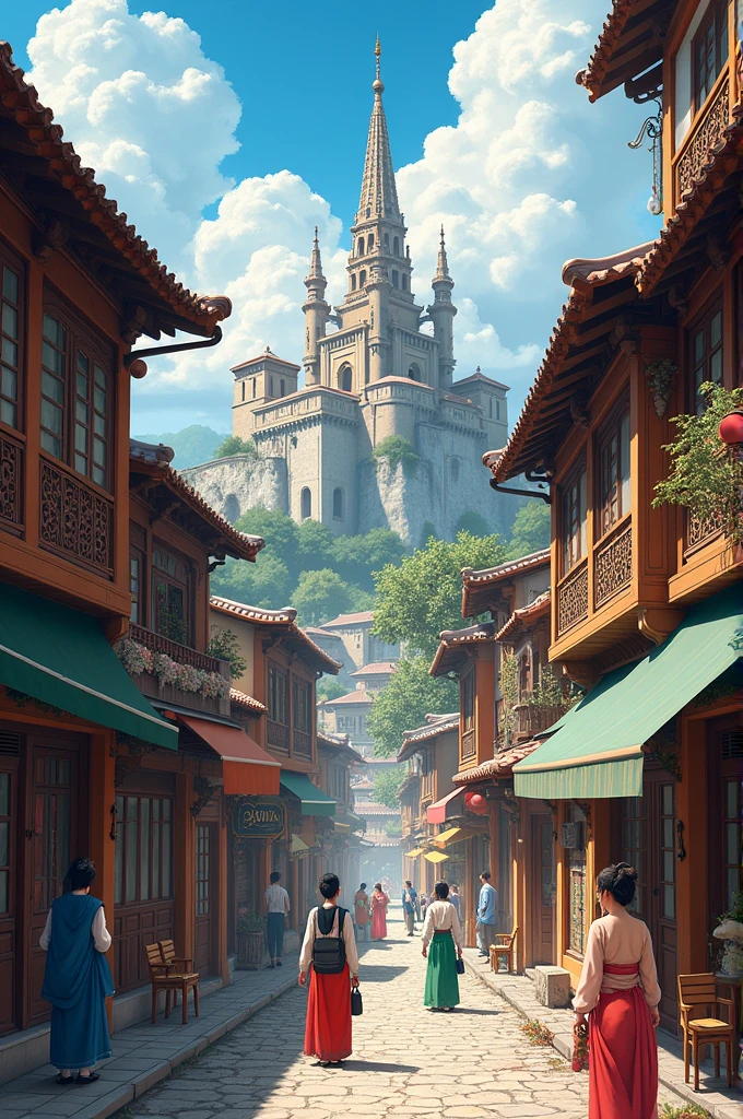 Old town with Palace in the background