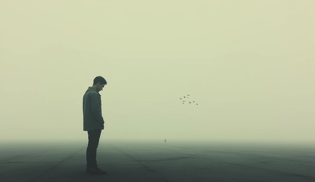 a lonely person