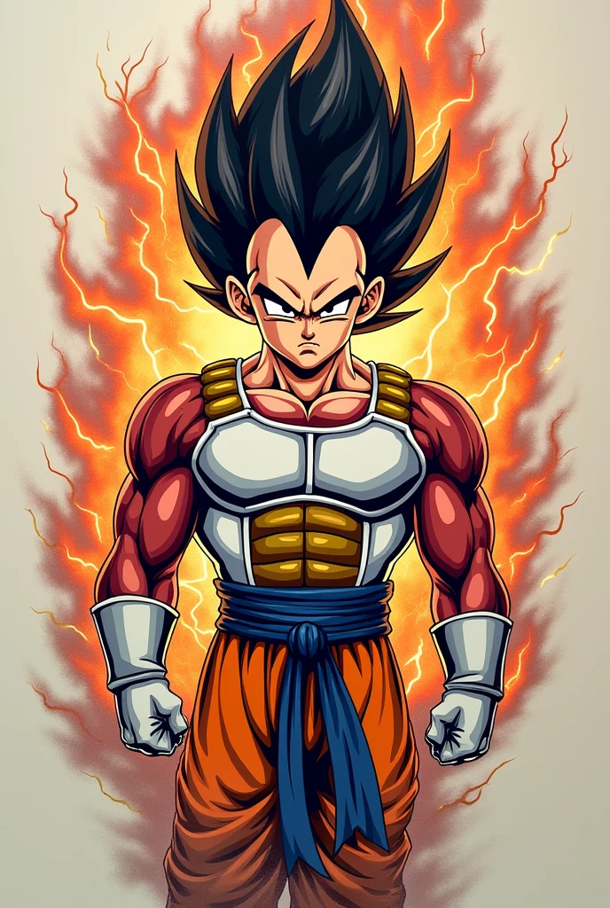 Vegeta tattoo design