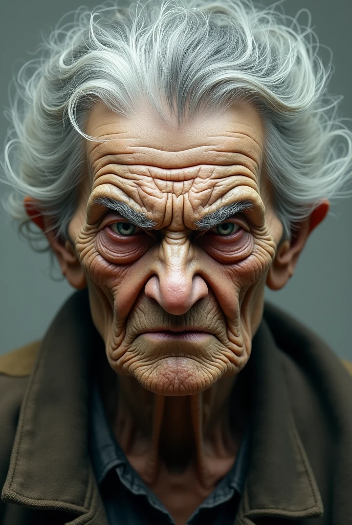 angry old woman