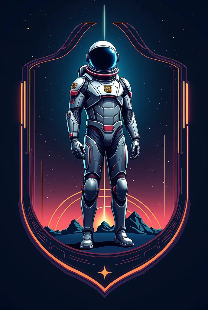 I need a approval logo, it should be space related, have Commandant of Warfare Operations in English text and United States Space Force.