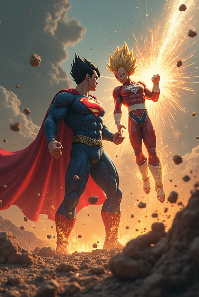 Vegeta vs super man