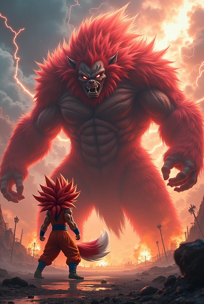 Kurama vs Oozaru