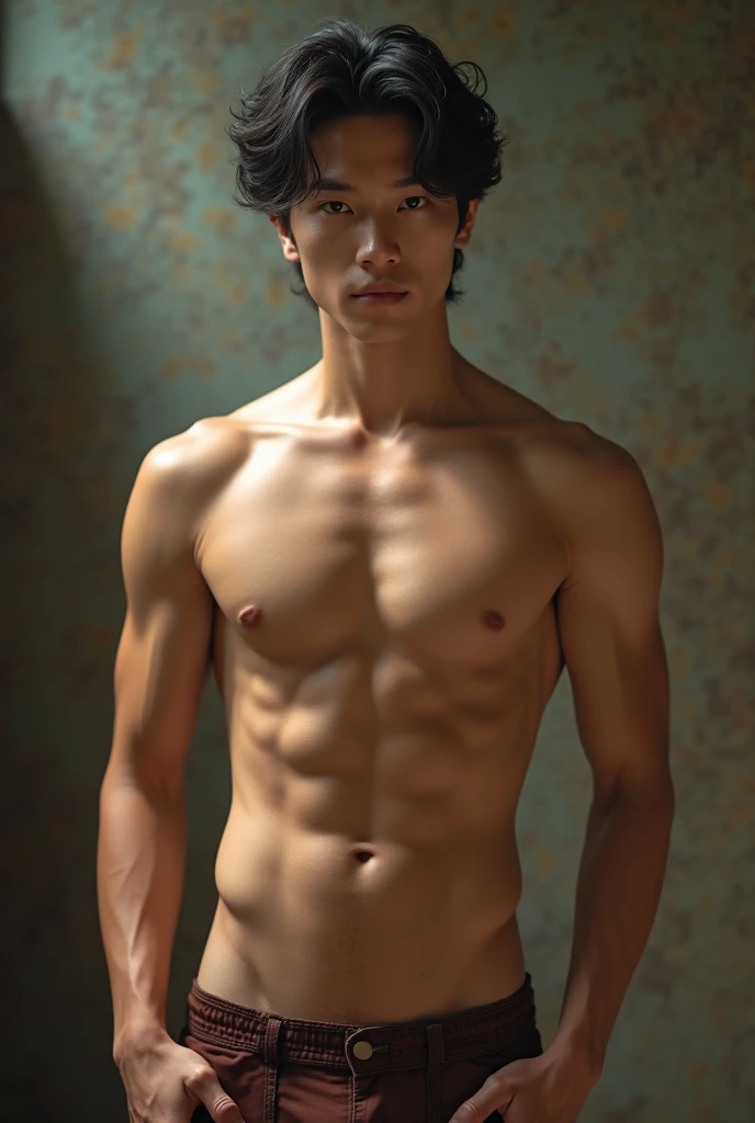 The best handsome man、Super handsome guy、Johnny's、masterpiece、Real、Realistic、Like a real photo、Put your hands in your pants、The most beautiful man in the world、Beautiful Face、女性のようなBeautiful Face、Small waist、slim and muscular、A man who looks like Sota Fukushi、1 handsome boy、Man with a sporty body、Man with a slender and toned body、a handsome guy、、Large bulge in crotch、Almost naked、Fascinating Underwear、Six Pack Abs、Japanese high school boy、Waist bread、