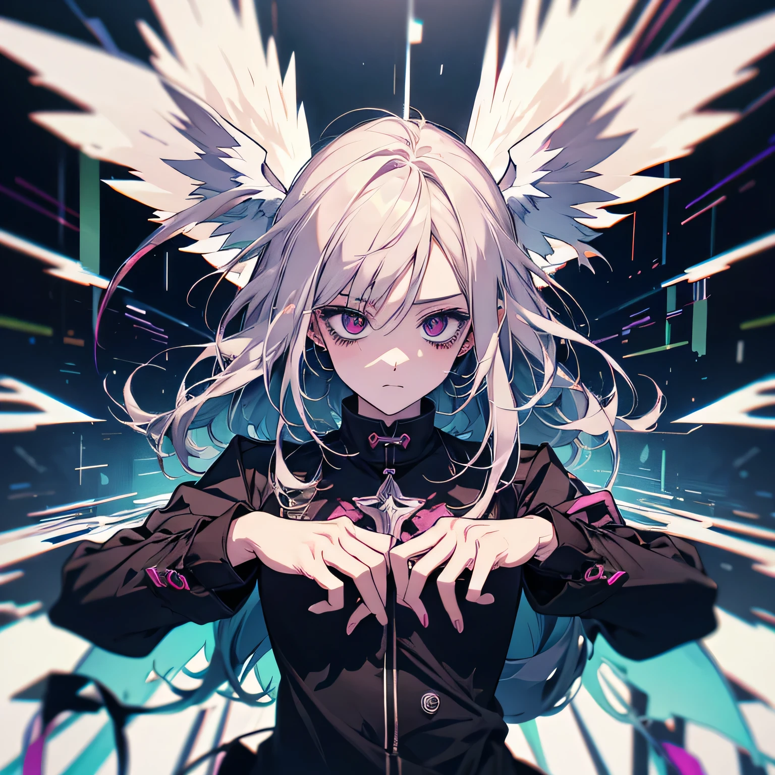 S3wrSlvtGl1tchCr3, Anime Glitch, Glitchcore, glitchgirl, breakcore, angel