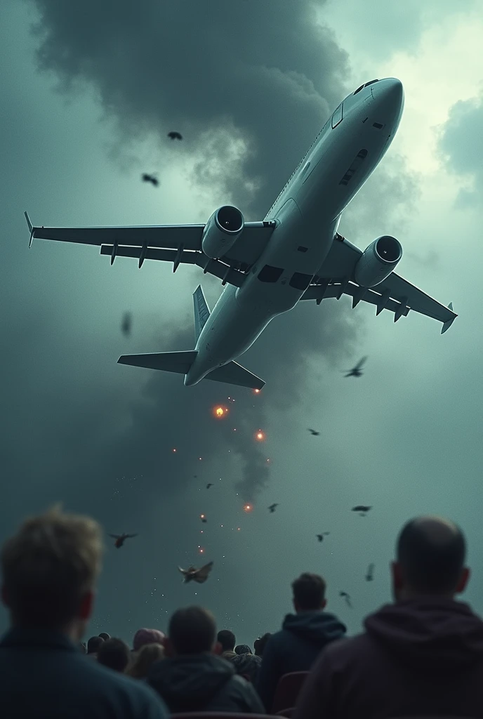 Plane crashing