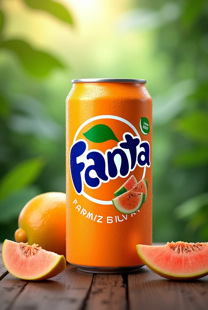 Fanta can with guava flavor
