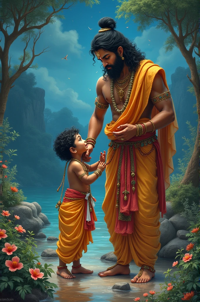 Shree Krishna & his father
