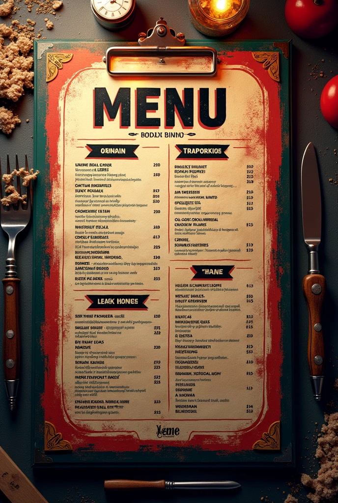 Rocker menu

