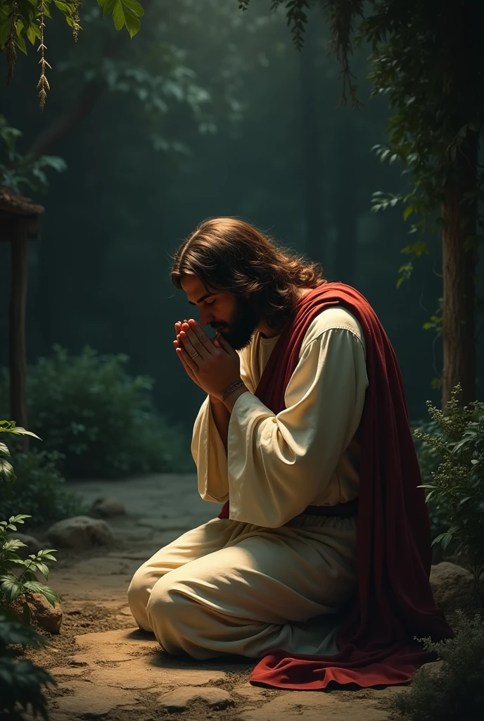 jesus praying