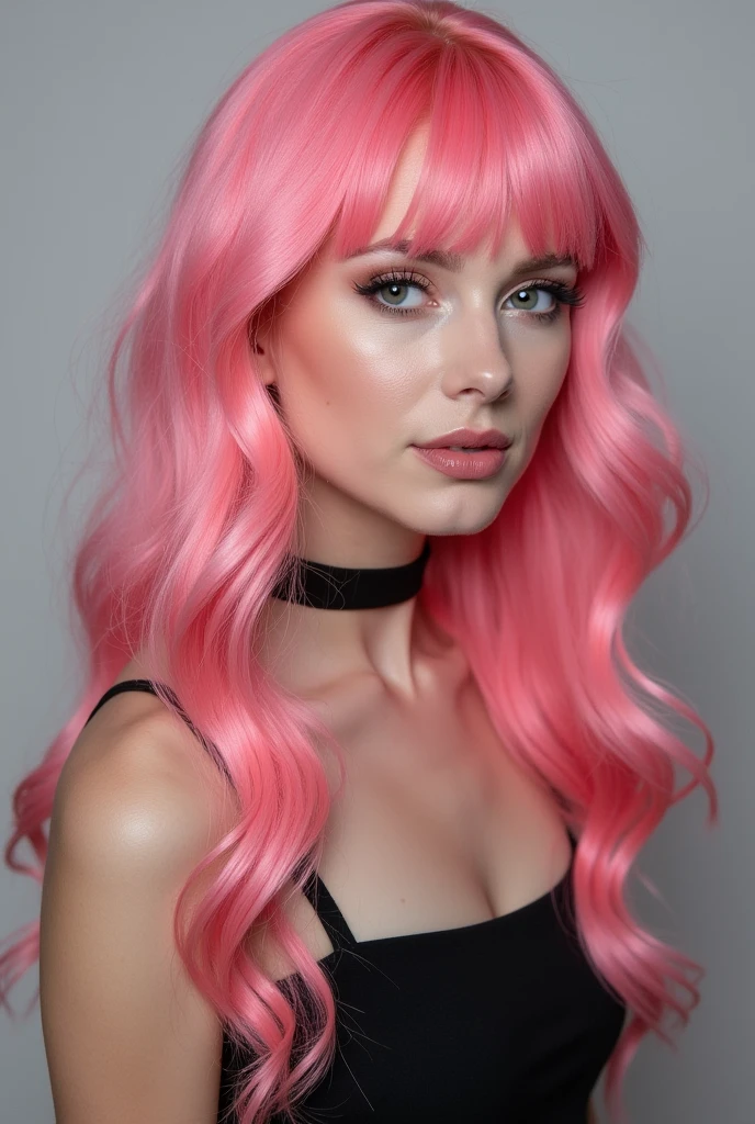 pink hair