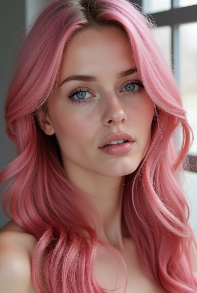 pink hair