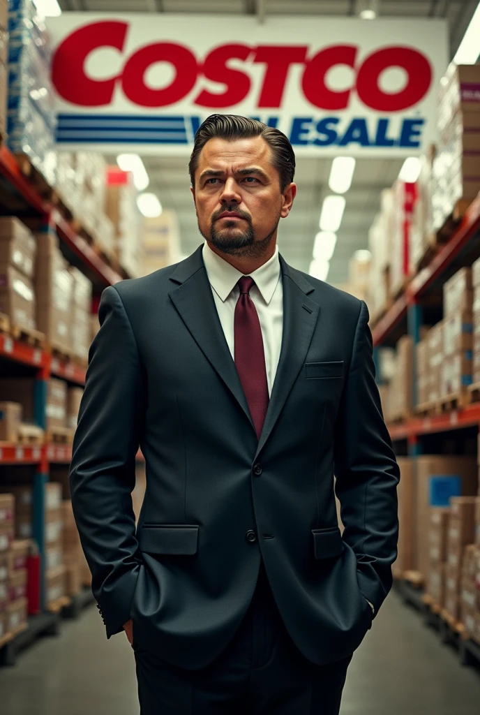 (Movie Poster) Leonardo Dicaprio in the Wolf of Costco Wholesale