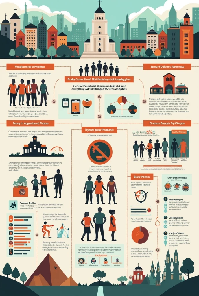 Make an infographic or image that explains what a society is and the problems it entails..