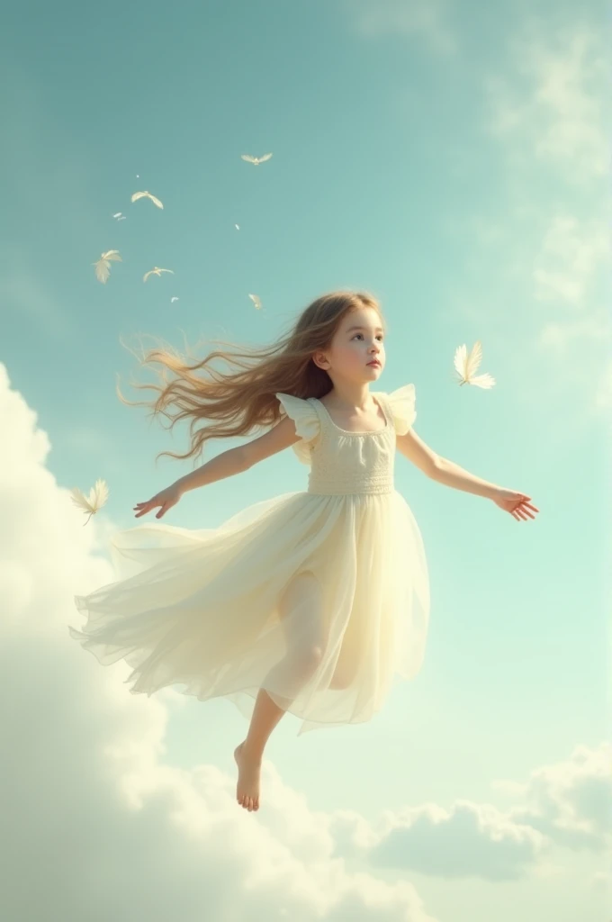Girl flying