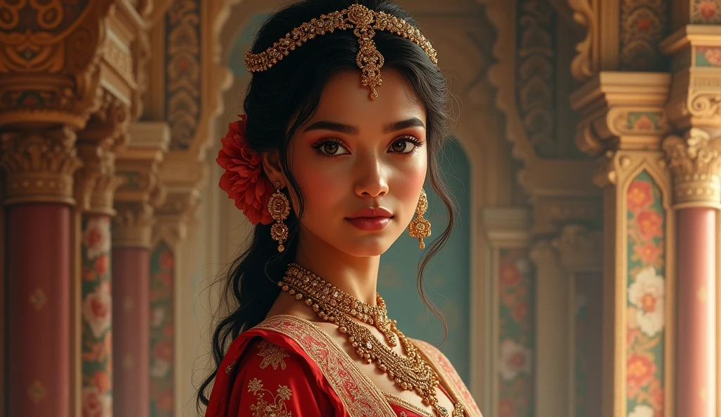 Indian 10000 queen daughter in one image
