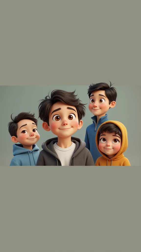 Create an avatar, based on the reference image, pixar style, casual clothes, smile, calm.