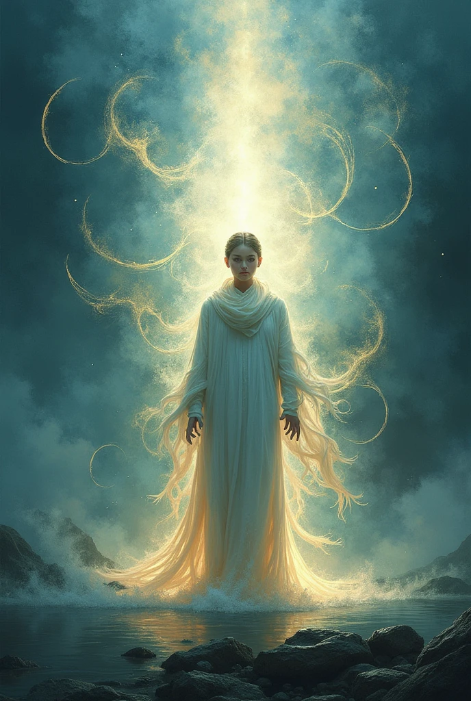 A person protected by a guardian spirit