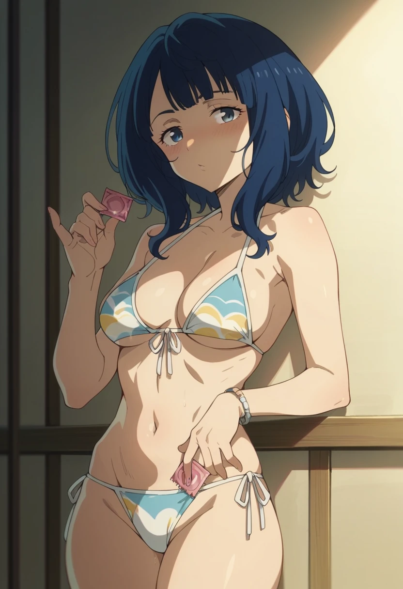 ((pixel-perfect, detail-perfect))), solo nude, 1girl, Karin asaka, eyes blue, style moe anime love live, smile, completely nude, body erotic, vagina dripping urine, sauna, armpit,  open legs, masturbating, large extreme filesize, ultra quality high
