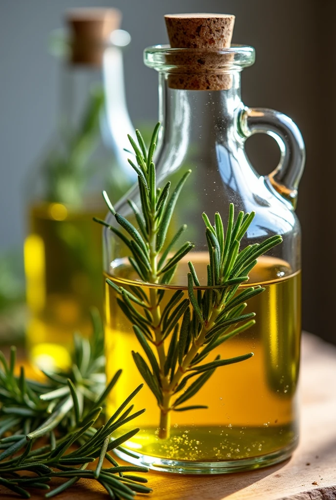 Homemade rosemary oil