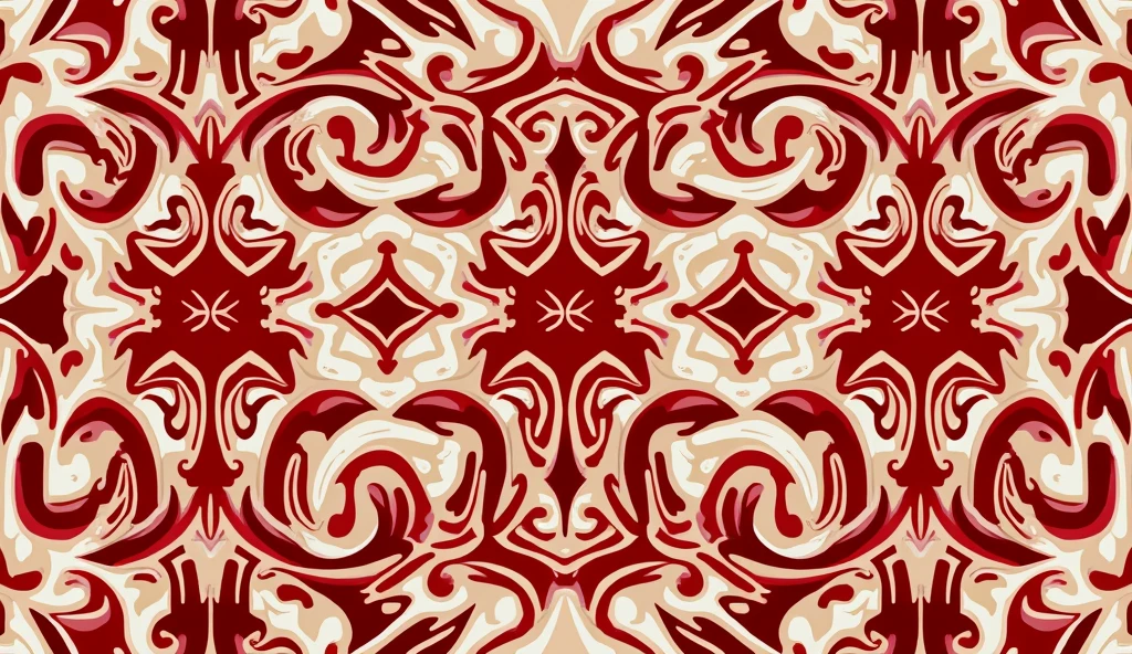  Red Tribal pattern