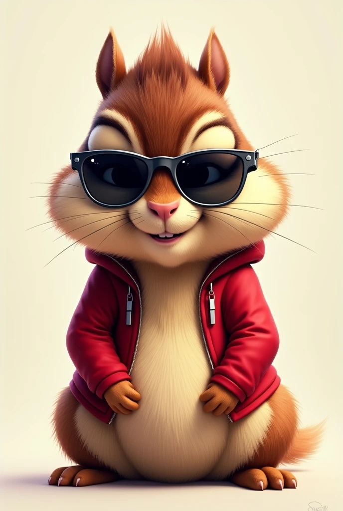 Fat Theodore from Alvin and the Chipmunks with Tony Stark's glasses