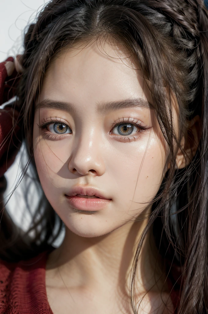 Beautiful woman and face of Jennie from blackpink 