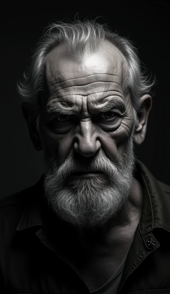 OLD GUY WITH DARK IMAGE