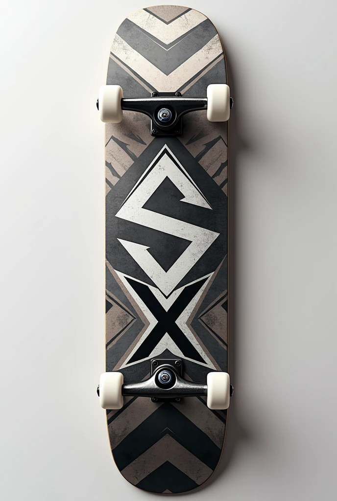 Create a board inspired by the geometry of DJ Gios, but with the name sx