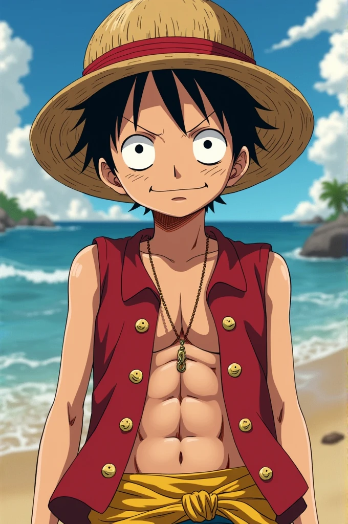 Luffy y su hermana 