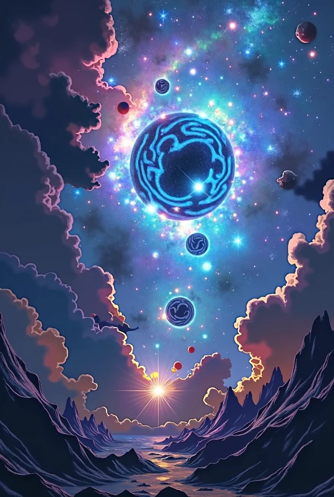 Galaxy stars inspired by star wars 