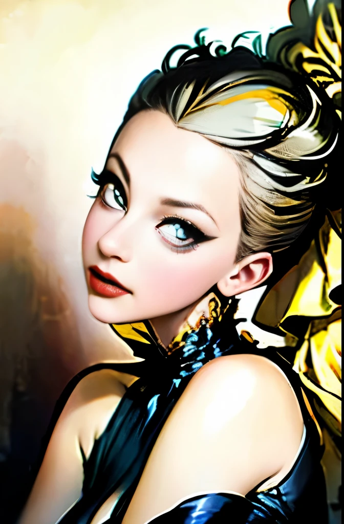 arafed photo of a woman in a dress with a large bow, by George Hurrell, inspired by George Hurrell, old hollywood, 1940s, 1 9 4 0 s, 1940s photography, circa 1940s, lee miller, like rolf armstrong style, by Dora Maar, by Horst Antes