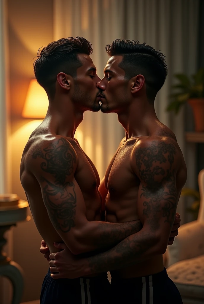 Make Neymar and Cristiank Ronaldo kissing