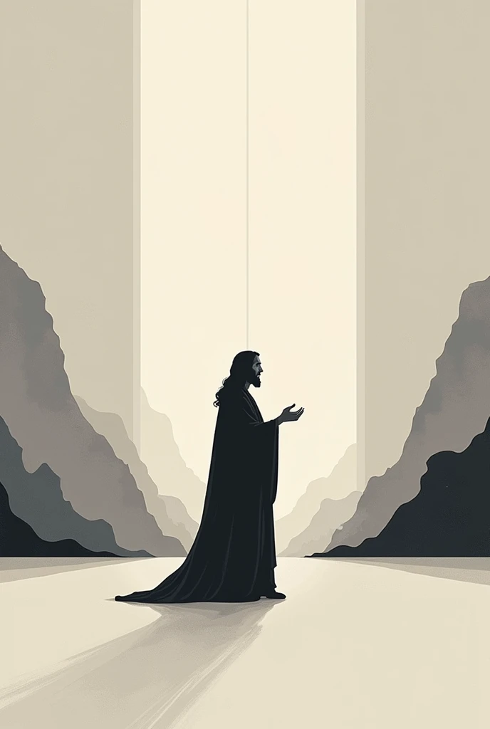 Minimalist evangelical print