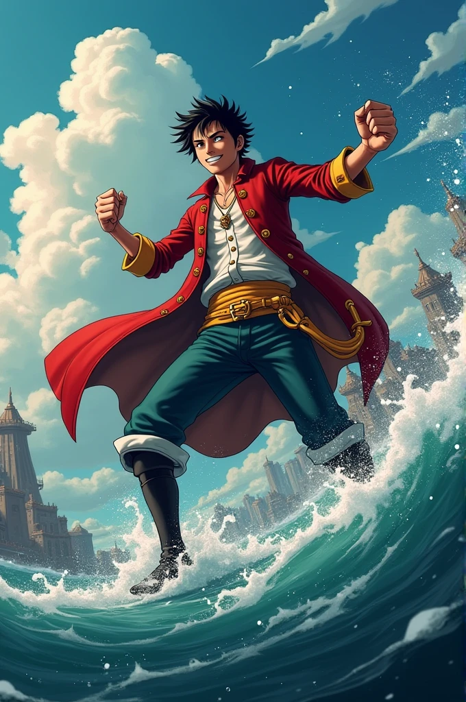 Trafalgar d water law abrazando a luffy