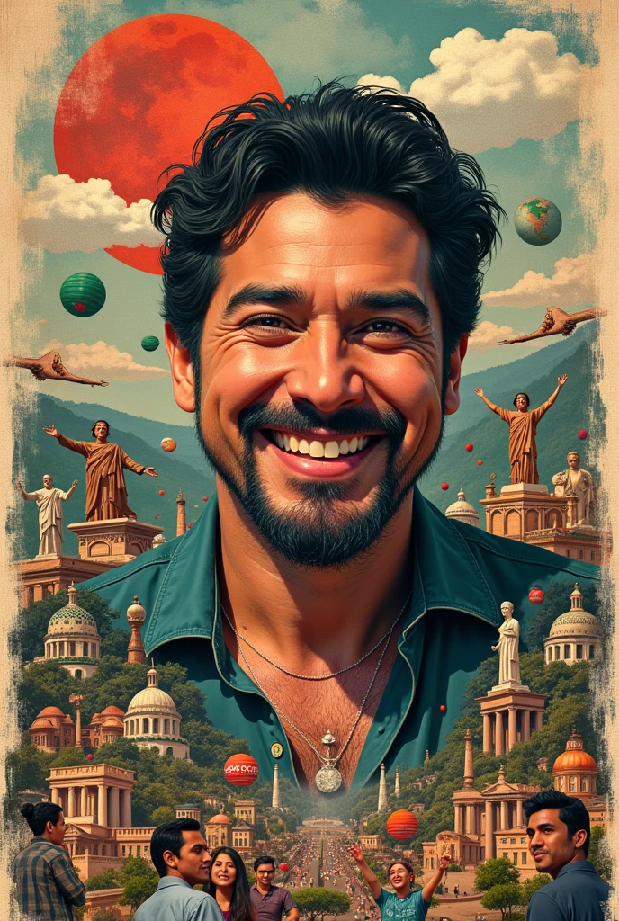 A collage about Mexico&#39;s socioeconomics with Ricky Ricon
