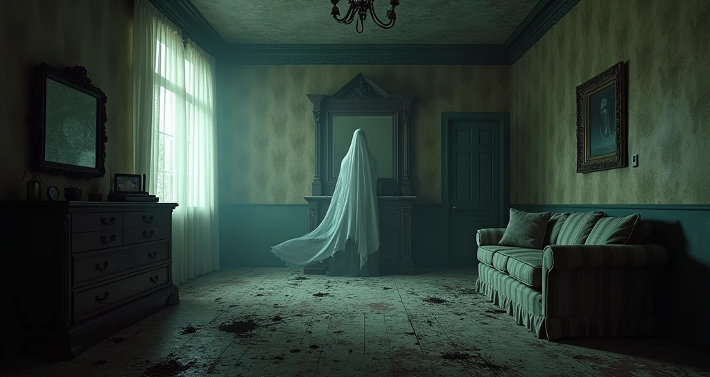 Scary haunted room 3d scan full view details