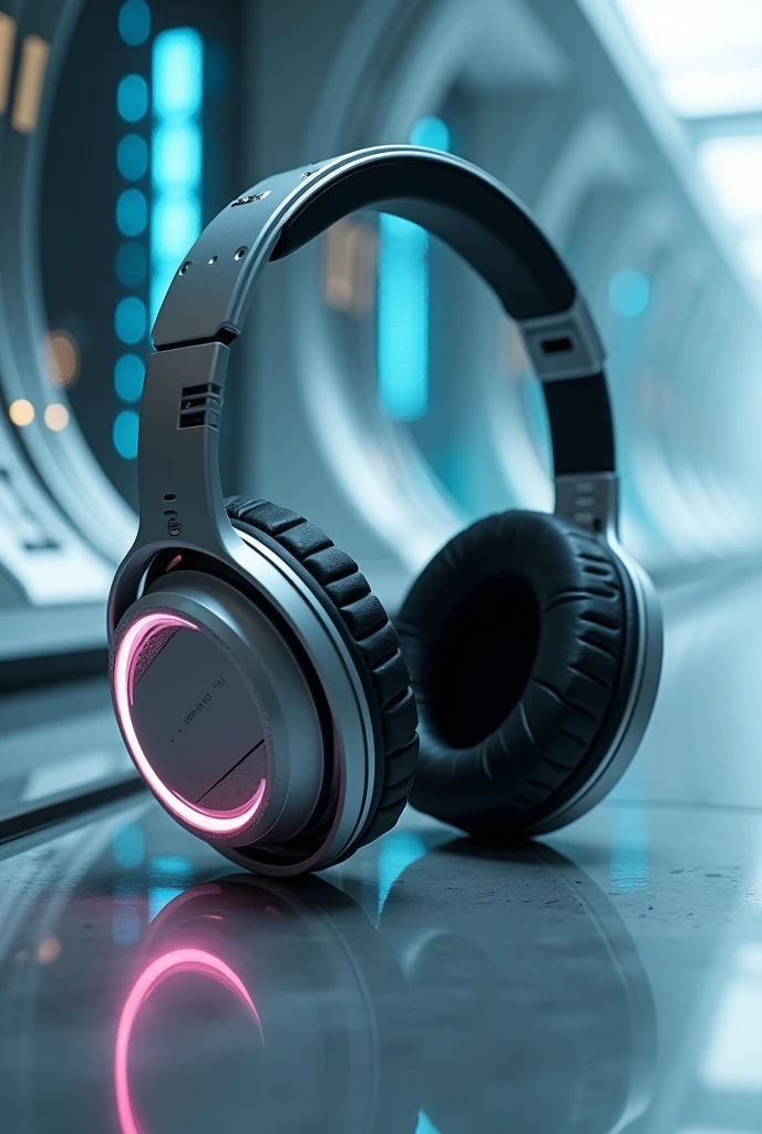 Headphones recording sound from the future