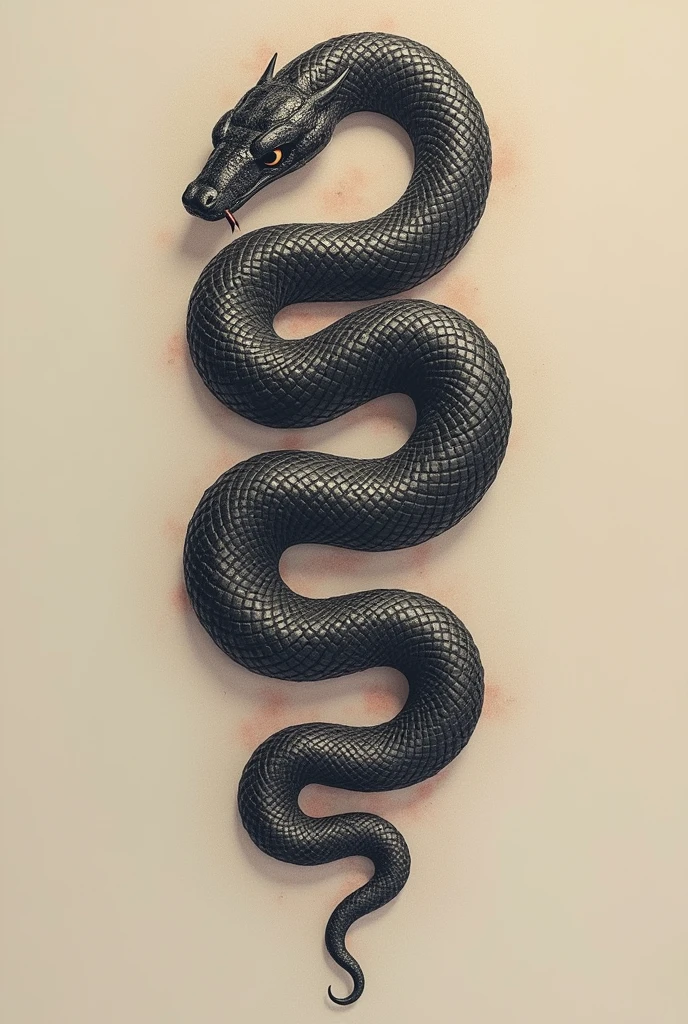 tatoo of snake who circle a body part