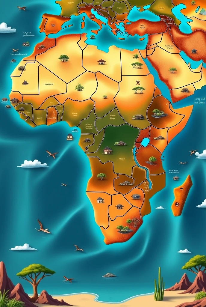 Make a map of Africa
