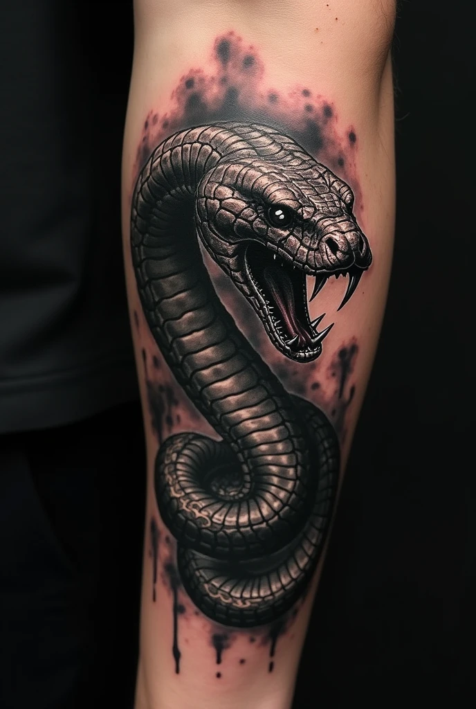 tatoo of bad snake