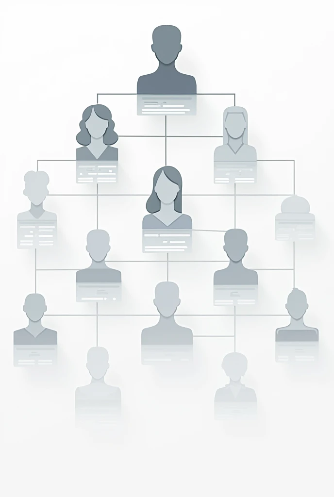 An organizational chart 