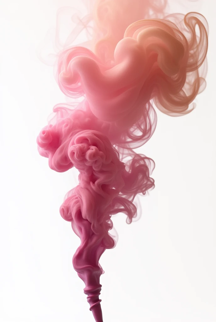 Pink smoke and brown smoke white background hd