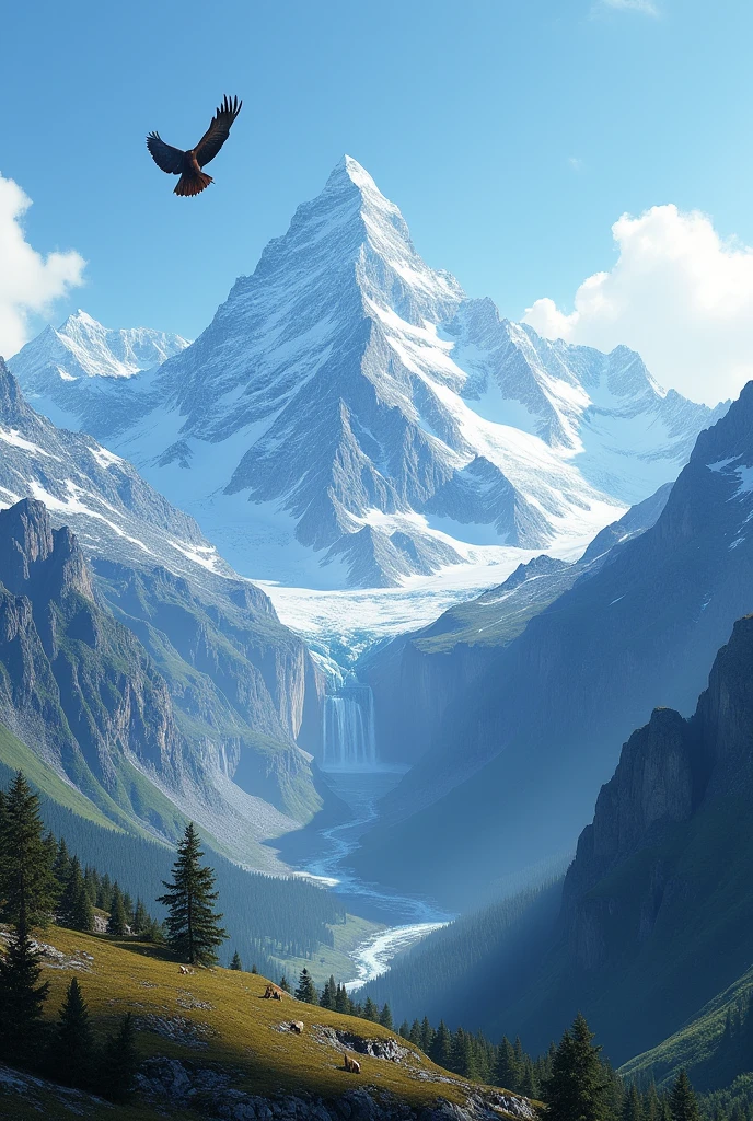 Draw a mountain range oriented perfectly East-West and has a slope to the north and south of 15◦. It is located at 22◦N. Ignore atmospheric absorption.