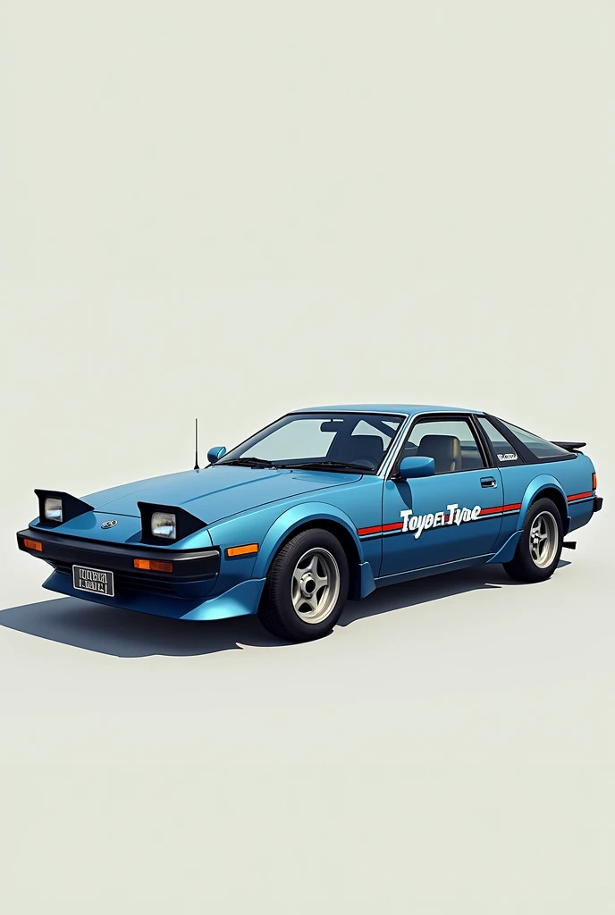 Car levin trueno side
with decal toyo tyre blue
