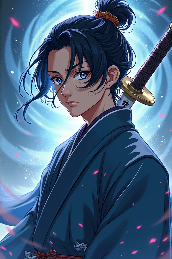 Generates an anime image of Yoriichi tsugikuni