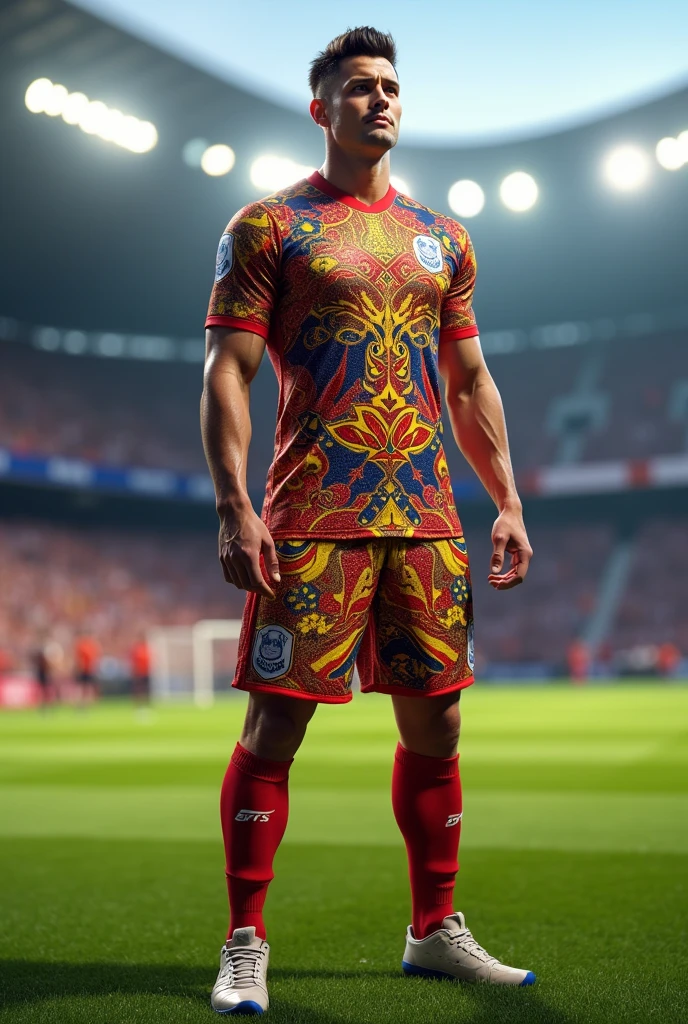 Thai pattern football uniform