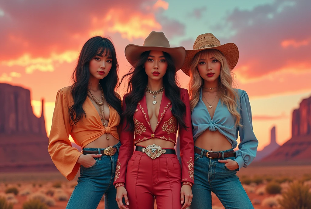 R&Cover photo of a Western trio of female B-pop singers