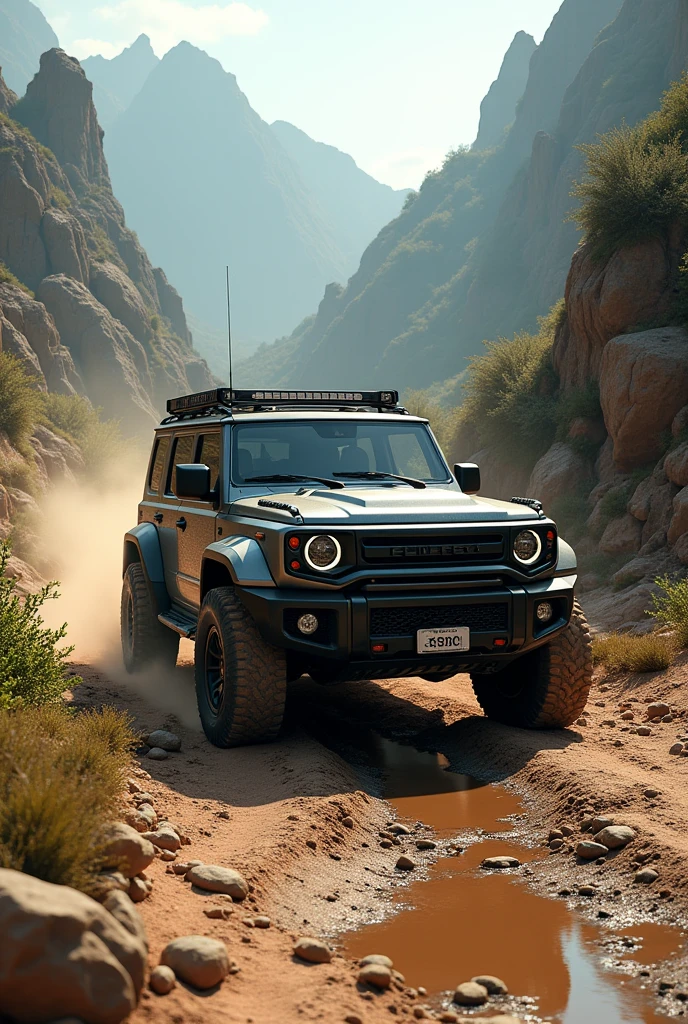 Car in terrain